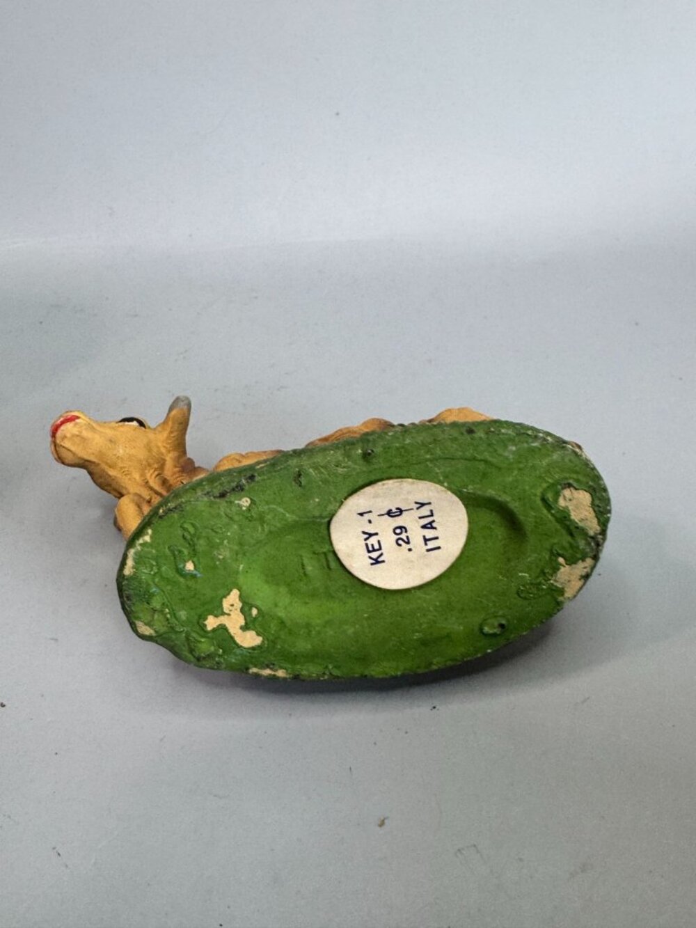 Vintage Italy Nativity Cow Composition 5" Scale Replacement Figure 29¢ Sticker - Picture 8 of 8